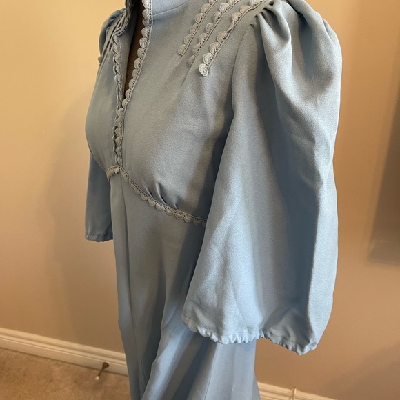 Powder Blue vintage dress - Picture 4 of 4